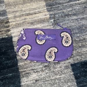 Vera Bradley Simple Violet (retired 2010) keychain wallet